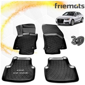 Resim Audi A3 3D Paspas Havuzlu Siyah Sedan 2013-2020 Arası 4 Prç N11.32581 