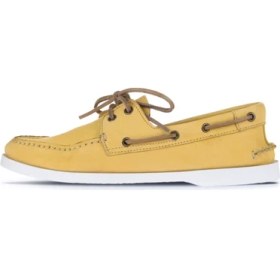 Resim Bueno Shoes Sarı Nubuk Deri Erkek Loafer 11M23299 
