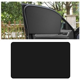 Resim Isı Yalıtımlı Opak Vinil Kaplı Manyetik Araba Perdeleri, Stil: Tam Karartma Arka Sıra 