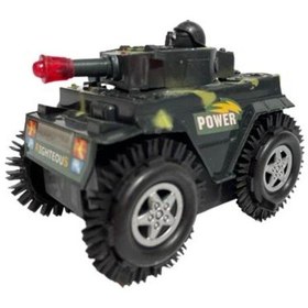 Resim Oyuncak Kutulu Pilli Taklacı Tank 