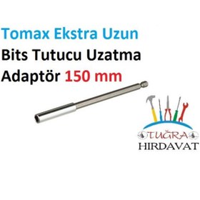 Resim Tomax Manyetik Mıknatıs Bits Uzatma Adaptörü 150mm Ekstra Uzun 