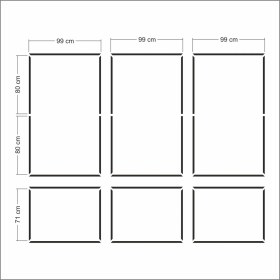 Resim Birdeco Home Dekoratif Boyanabilir Montaja Hazır Duvar Çıtası,önceden Kesilmiş Astarlı Kendin Yap Kit (P32) 