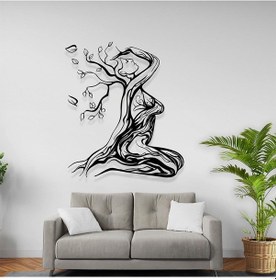 Resim Duvar Aksesuarları Metal Doğa Ve Ağaç Kadın Temalı Metal Tablo 
