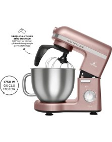 Resim Country Mastermaid Chef Pro Çift Kollu Stand Mikser Rosegold 1750 W 50 Hz / 60 Hz 40 - 60 L 1501 - 