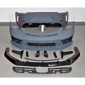 Resim OLED GARAJ Porsche 718 Için Uyumlu Gt3 Body Kit 2016+ 