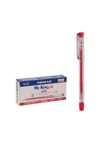 Resim Pensan My-Kıng Jel Mürekkepli Kalem 0,5 Mm Kırmızı 12'Lİ 