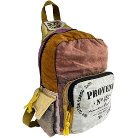 Resim Old Cotton Cargo Kaliteli Laptop Bölmeli Vintage Disayn Sırt Gezi Çantası New Minola 25 Cm X 36 Cm Koyu Gri 