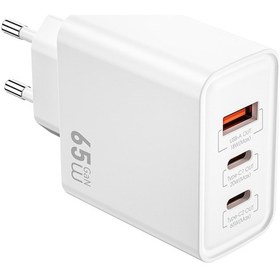 Resim Wiwu Wi-g005 Essen Serisi Gan Tech Pd Hızlı Şarj Özellikli Şarj Başlığı 65w Beyaz 