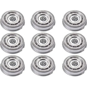Resim Philips Norelco Serisi S9000 RQ12 Shavers Blade Head Için 9 Adet SH90 Tıraş Alir Yedek Kafalar (Yurt Dışından) 