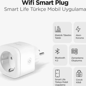 Resim Uzaktan Telefonla Kumanda Edilen Akıllı Priz Akıllı Yaşam Için Zamanlayıcıyı Ayarlayın 