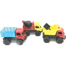 Resim Nizam Oyuncak Üçlü Kamyon Set 