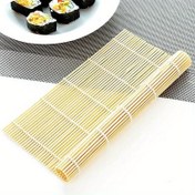 Resim Premium Bambu Suşi Sarma Matı 24.0cm x 24.0cm - Yapışmaz, Kullanımı Kolay DIY Pirinç & Yosun Rulosu - Ev Mutfakları İçin Mükemmel 