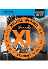 Resim D´Addario Exl110Bt Balanced Tension Elektro Gitar Teli 10-46 