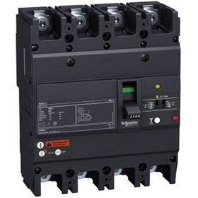 Resim Schneider Electric , EZCV250H4160 , EZC Devre Kesici 4P 36kA 220/240V 160A MCCB 