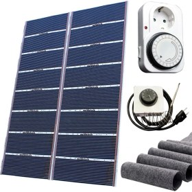 Resim Multiteknik Analog Termostatlı Keçeli Zaman Saatli Karbon Isıtıcı - 160 x 275 cm 