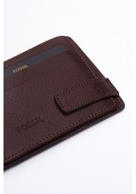 Resim Fossil Hakiki Gerçek Deri Erkek Kartlık Cüzdan Kahverengi 8001 Kahverengi 