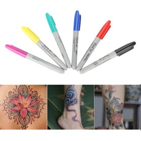 Resim Adet/takım Dövme Piercing Cilt İşaretleyici Konumlandırma Kalemi Kalıcı Makyaj Vücut Sanatı Güzellik Aracı 