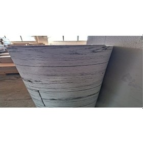 Resim Keçeli Gri Renkli Parke Desen Kaliteli Popfleks Mineflo Zemin Muşambası 