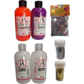 Resim Slime Slaym Yapma Seti 250Ml 4 Adet + Toz Sim 2 Adet + Köpük N11.160 
