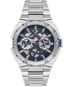 Resim Sergio Tacchini St.1.10437-2 Fonksiyonlar Aktif Çelik Kordon Suya Dayanıklı Metalik Renk Erkek Kol S 