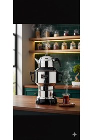 Resim Armağan ARMAĞAN ASK 4,5 Lt Çelik Elektrikli Semaver 