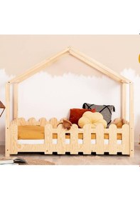 Resim Markaawm Markaawm Nature Karyola Montessori Yatak Ahşap Çocuk Bebek Yatak Akçaağaç 