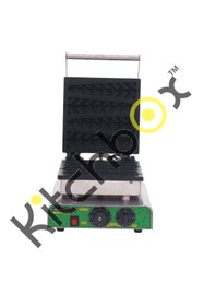 Resim Kitchbox Ticari Endüstriyel Stick Üçgen Stick Waffle Makinesi 