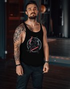 Resim Freeyez Darkside Samurai Gym Fitness Tank Top Sporcu Atleti 