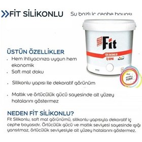 Resim Marshall Fit Silikonlu Iç Cephe Boyası 10 Kg 