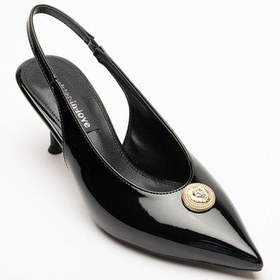 Resim Noemi Arkası Açık Topuklu Ayakkabı Siyah 