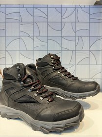 Resim Riccardo Colli 8050 Siyah Erkek Hakiki Deri Su Geçirmez Waterproof Kaymaz Taban Bot 