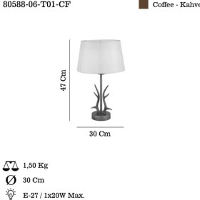 Resim Farıa Teklı Kahve M.lambası 1XE27 