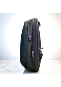 Resim Laptop Gözlü Ve Körüklü İnce Tasarım Sırt Çantası Baggaj S24133 Siyah 