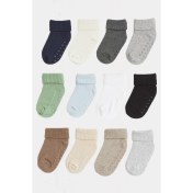 Resim Mem Socks Kaydırmaz Çocuk Çorabı 12'li 