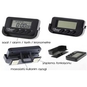 Resim Ev Ve Araç Tipi Dijital Saat Kronometreli Alarmlı Pilli Saat 