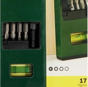 Resim Nisar Store Professional Su Terazili Vidalama Seti, Yeşil, 17 Adet 