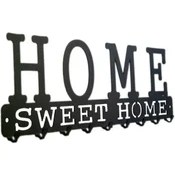 Resim A Design Dekoratif Metal Anahtarlık - Ev Için - Siyah 