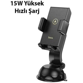 Resim Hoco Hw22 Torpido Üstü Wireless Kablosuz Şarj Araç Telefon Tutucu- 5775 