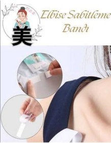Resim Dalian Home Eşarp Kaydırmaz Bant 36 Adet Eşarp Şal Sabitleme Bandı Çift Taraflı Sabitleyici 