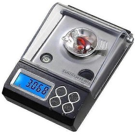 Resim Yüksek Hassasiyetli 50g/0.001g Laboratuvar Ağırlık Terazisi Dijital Miligram Gram Mücevher Elmas Altın Terazisi Elektronik 