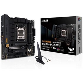 Resim TUF GAMING B650M-PLUS WIFI DDR5 6400MHZ 1XHDMI 1XDP 2XH.2 USB 3.2 MATX AM5 TUF GAMING B650M-PLUS WIFI DDR5 6400MHZ 1XHDMI 1XDP 2XH.2 USB 3.2 MATX AM5