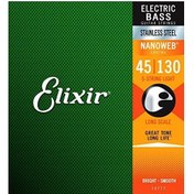 Resim Elixir 14777 Nanoweb Medium 5 Telli Bas Gitar Teli (45-130) 