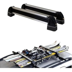 Resim Karva Carub 2'li Oto Kayak Snowboard Taşıyıcı Kilitli 56 Cm 