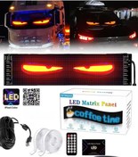 Resim Genel Markalar En Büyük Boy 90 Cm Matrix Led Panel Cama Yapışan Yazı Yazan Telefon Kontrollü Led Ekran (16*96) PLUS 