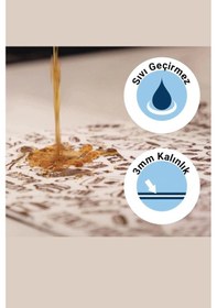 Resim Valerine Life Kahve Makinesi Matı Rustik Kütük Kolajı Çaycı Ve Espresso Makinesi Pad 35x45cm Kahverengi 