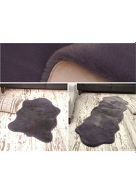 Resim Tappeto Re x Tavşanı Post Peluş Antrasit 