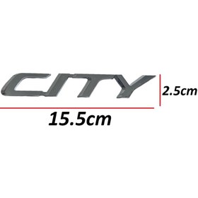 Resim İTAQİ Honda Yazı Cıty 08-13 Arka (Cıty Yazısı) Uyumlu 