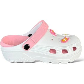 Resim Rahat Taban Eva Kadın Sandalet Krem-pudra-krem - Pudra Krem - Pudra 