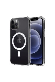 Resim artlab Art İphone 12 Kılıf Magneticsafe Şeffaf Silikon - Şeffaf Lab 