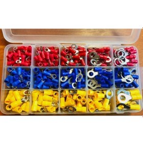 Resim 490 Parça Set Maasco Yuvarlak Yarım Izoleli Kablu Ucu 0.5-6 Mm2 